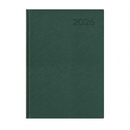 Naptár, tervező, A5, napi, TOPTIMER, "Economic", zöld